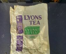 Vintage Lyons Tea Paper Shop Bag - Green Label & Minstrels Promo