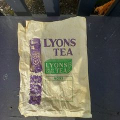 Vintage Lyons Tea Paper Shop Bag - Green Label & Minstrels Promo