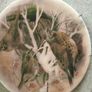 Marble Teapot Stand Trivet / or wall hanging Bird Redwing And Fieldfare Vintage Retro Pan Stand Wall Decor Kitchenalia Image 6