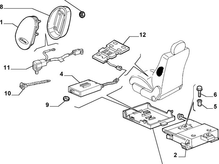 Seat Sensor (Fiat Bravo)