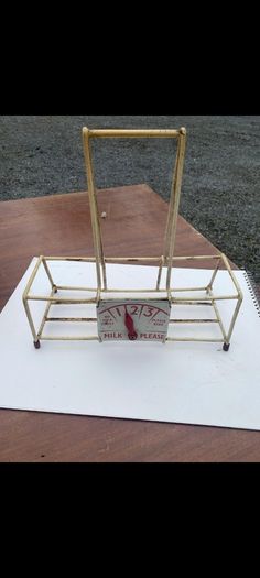 old original  milk bottle  holder