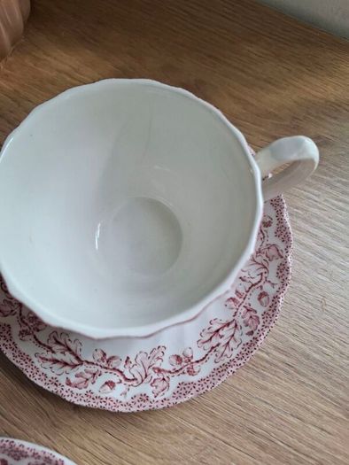 Antique Myotts Country Life Staffordshire 3 cups & Saucers