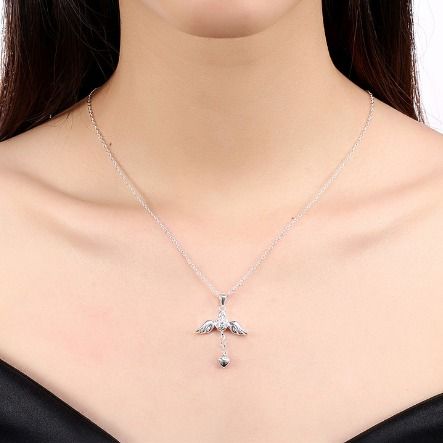 Angel Wings Cross Pendant