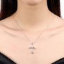 Angel Wings Cross Pendant Image 3