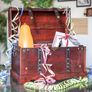Treasure Chest with Lock / Treasure Chest / France Wooden Box / Various Sizes Image 5