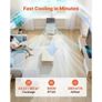 Air Conditioner, 9000 BTU 2.6kW 3-in-1 Standing Cooling Ac Unit, LED Touch Panel & Remote Control, 24h Timer, Cooling/Dehumidifier/Fan Mode for Room Indoor, White, Energy Efficiency: A Image 4
