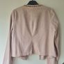Pink Faux Suede Crop Jacket Image 2