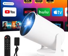 10000L Smart Mini Projector WiFi Bluetooth 1080P 4K