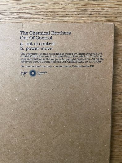The Chemical Brothers - Out Of Control / Power Move - 12" Promo Single - 1999 - CHEMSTXDJ10