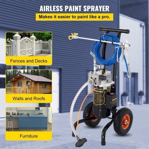 NEW SALE | All-in-One Airless Paint Sprayer 15m Gun Spray Painting Extension Filter for Wall & Ceiling/Wood & Metal Paint