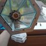 Traditional White Outdoor Garden Coach Lantern.  Brand New & Boxed Image 7