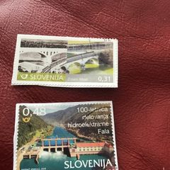 2 stamps from Slovenia