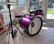 Kids Pink Drum Set