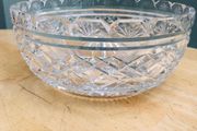 Rare Vintage Waterford Crystal Castle Fruit Bowl