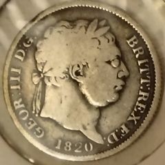 English Shilling 1820
