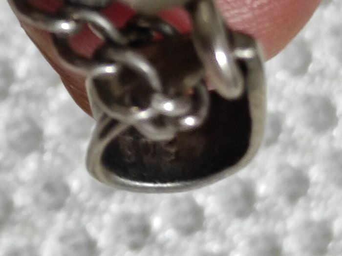 Sterling silver natural stone necklace