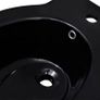 Round Bidet Stand Black High-quality Ceramic Image 5
