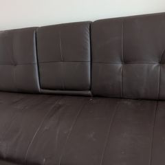 Sofa bed for sale leatherette