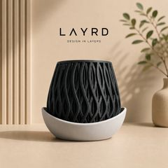 Modern 3D Printed Decorative Plant Pot