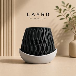 Modern 3D Printed Decorative Plant Pot