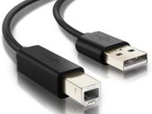 Act USB 2.0 Printer Cable 480Mbps High Speed Scanner Cord USB A to B Male for HP Canon Lexmark Epson Dell Xerox Samsung etc 1.5m Black (USB 2.0)