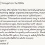Vintage Fine Bone China Mugs (Rose of England) Image 9