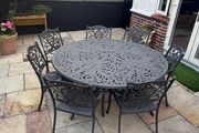 Cast Aluminium Garden Table &amp; Chairs