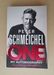 Peter Schmeichel signed book Man Utd legend