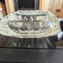 Large Pressed  Glass Heavy  Guinness Ashtray Barware Image 4