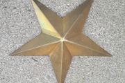 Vintage brass star