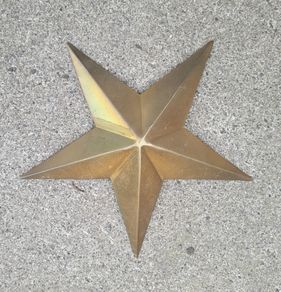 Vintage brass star