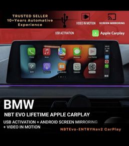 lifetime BMW CarPlay activation full screen + android auto and screen mirroring