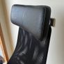 IKEA Ergonomic Office Chair - Black Leather Mesh Image 4