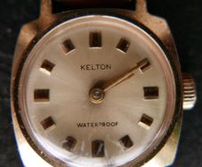 Watch 1973 KELTON Timex Gold Plated Woman Waterproof Watch (works well and keeps time)