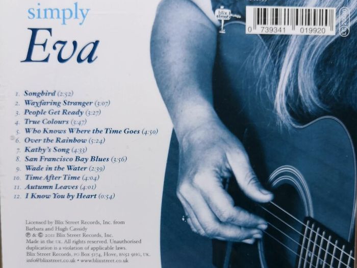 Eva Cassidy - Simply Eva CD: 12 Unreleased Acoustic Tracks