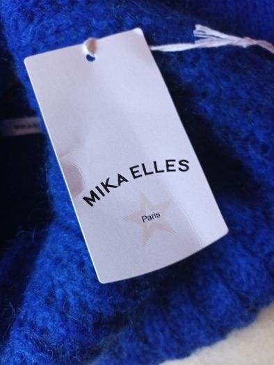 Mika Elles Royal Blue Jumper With  Cowl Neck.   S, 14-16.   B.N.W.T