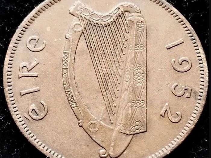 [#67] - Ireland 1952 | Irish 1d | One Penny | KM.11 | High Grade