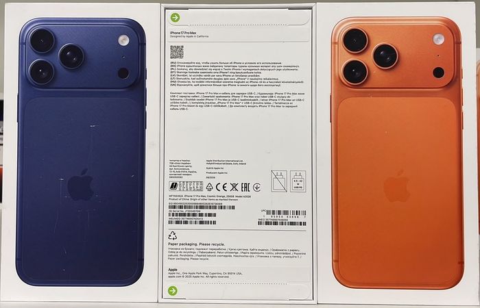iphone 17 Pro max 2TB (Huge Storage)IRISH STOCK Brand New Sealed Free cover and screen protector 1 year Warranty Apple RECEIPT