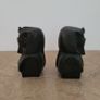 Vintage pair of carved stone pharaoh Image 2