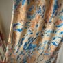 dress slip dress bias cut with scallop neckline size 10:beige patterned Image 6