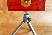 Authentic Handcrafted wooden Zero Image Pinhole Camera for 35mm film, with Cert.