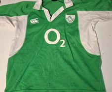 Vintage Ireland Canterbury Rugby Union Jersey (Youths 10 Years) FREE POST