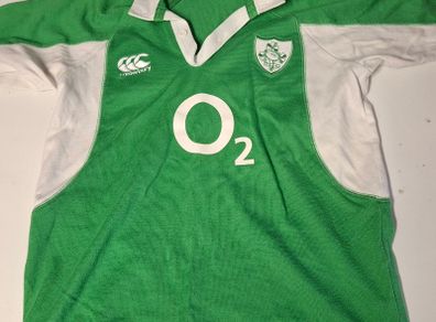 Vintage Ireland Canterbury Rugby Union Jersey (Youths 10 Years) FREE POST