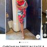 floral atom label midi dress Image 7