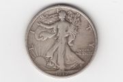 USA, Half Dollar, 1917, 90% silver coin (no. 460)