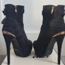 Ankle swedes high heel boots Image 4