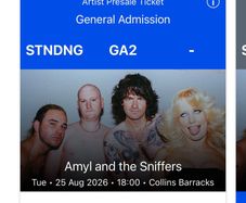 Amyl and the Sniffers ticket
