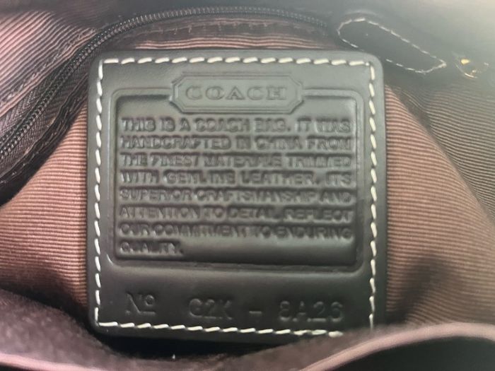 Coach Handbag Suede Brown Handbag