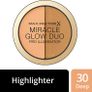 Max Factor Miracle Glow Duo Pro Illuminator - 30 Deep - New Image 2