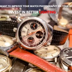 Take better photos of your wristwatch - Buy this Elgato light today.